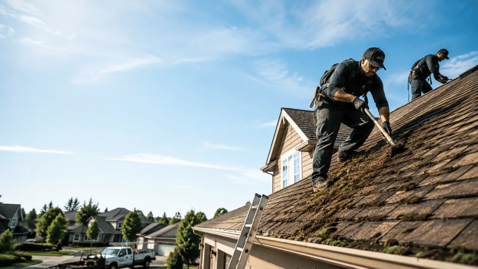 Roof Moss Removal in Sturbridge, MA near me